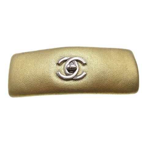 barrette chanel|chanel turnlock barrette.